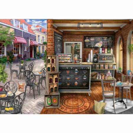Ravensburger - Puzzle cafenea pitoreasca 1000 piese design nou Ravensburger - 1